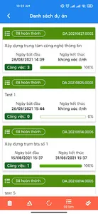Quản lý tiến độ dự án screenshot 2
