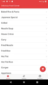 Delicious Food Corner screenshot 1