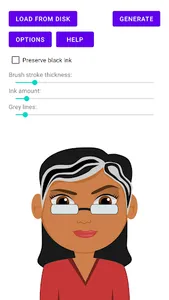 Coloring pages generator screenshot 2