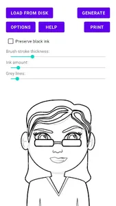 Coloring pages generator screenshot 3