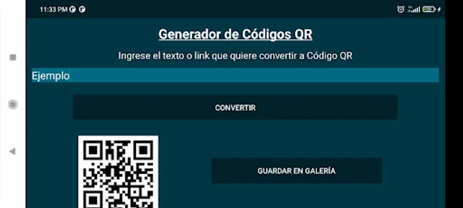 Creador de QR screenshot 3