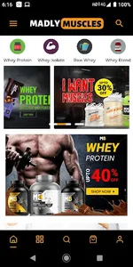 Madly Muscles - Whey Protein | screenshot 1