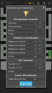 Crosswords Spanish crucigramas screenshot 14