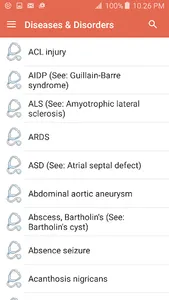 Disorder & Diseases Dictionary screenshot 1