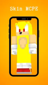 Skin Sonic for Minecraft PE screenshot 2