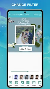 Anniversary Photo Frame Maker screenshot 2