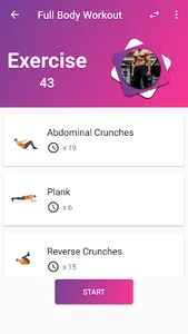 Exercise app offline screenshot 4