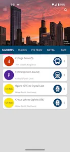 QuickTrack Chicago - CTA Metra screenshot 0
