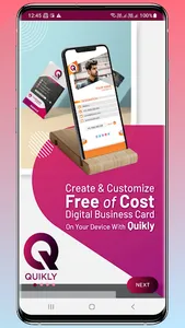 Quikly- Business Card Maker screenshot 4