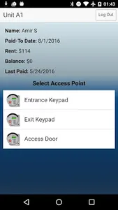 QuikStor Gate Control screenshot 1