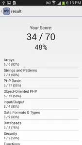 PHP ZCE Practice Exam screenshot 3