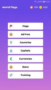 Flags and Capitals Guess-Quiz screenshot 0