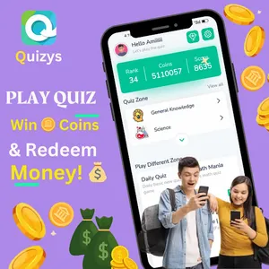 Quizys: Play Quiz & Earn Money screenshot 0