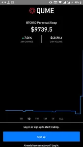Qume -  Crypto Derivatives Exc screenshot 1