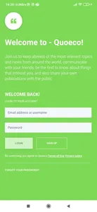 Quoeco Eco Friendly Social Med screenshot 1
