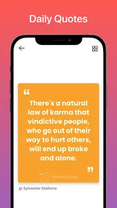 MotivateMe Daily Quotes Create screenshot 1