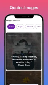 MotivateMe Daily Quotes Create screenshot 9
