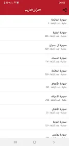القرآن الكريم خفيف و بسيط screenshot 9