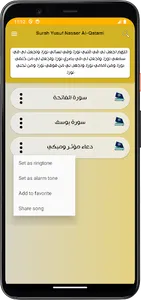 سورة يوسف بصوت ناصر القطامي screenshot 1