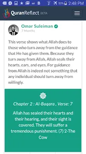 QuranReflect screenshot 1