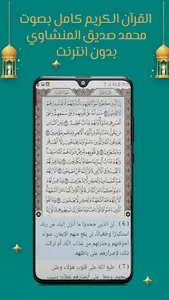 المنشاوي قرآن كامل بدون نت screenshot 16