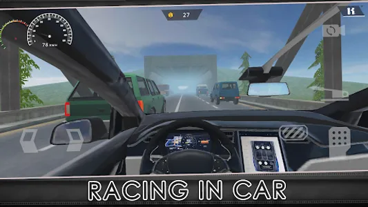 Racing in Car - Car Simulator screenshot 0