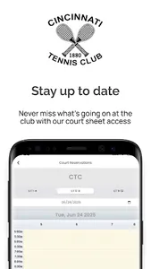 Cincinnati Tennis Club screenshot 2