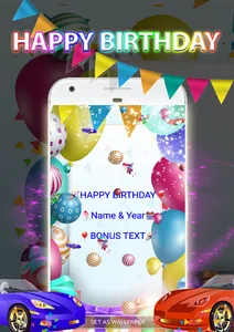 Happy Birthday Wallpaper screenshot 0