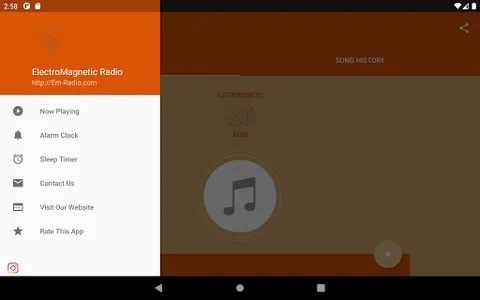 ElectroMagnetic-Radio.com screenshot 3