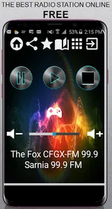 The Fox CFGX-FM 99.9 Sarnia 99 screenshot 0