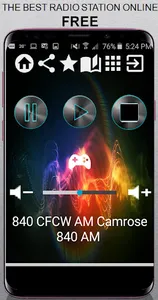 840 CFCW AM Camrose 840 AM CA screenshot 0