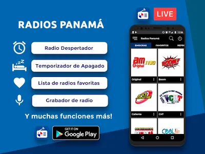Radios Panamá FM & AM Emisoras screenshot 0