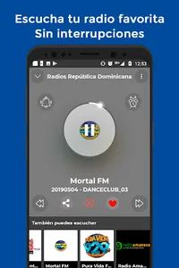 Radios República Dominicana FM screenshot 1