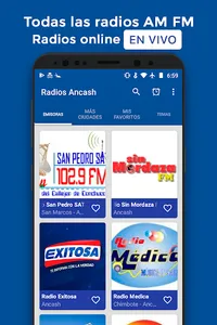 Radios Ancash Perú FM & AM screenshot 0