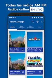 Radios Arequipa Perú FM & AM:  screenshot 0
