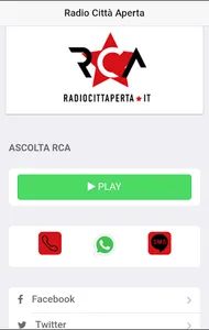 Radio Città Aperta screenshot 0