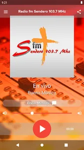 Radio fm Sendero 103.7 MHz screenshot 0