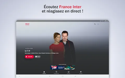 France Inter - radio, actus screenshot 12