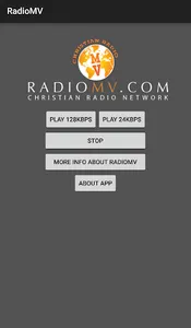 RadioMv Christian Radio screenshot 0
