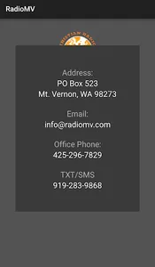 RadioMv Christian Radio screenshot 2