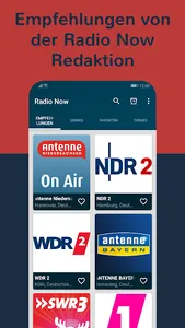 RADIONOW - Dein Radio Player screenshot 1