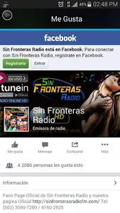Sin Fronteras Radio HD screenshot 2