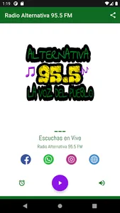 Radio Alternativa 95.5 FM - Lo screenshot 1