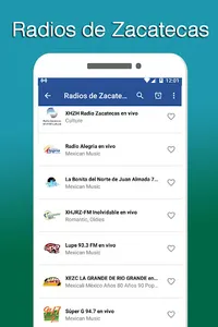 Radios de Zacatecas screenshot 1