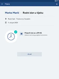 Radni Sati - prijava/odjava screenshot 3