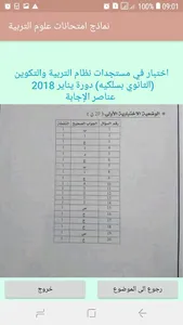 نماذج امتحانات علوم التربية screenshot 5
