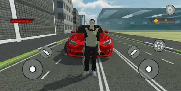 Tesla Car Drifting Game 3D screenshot 0