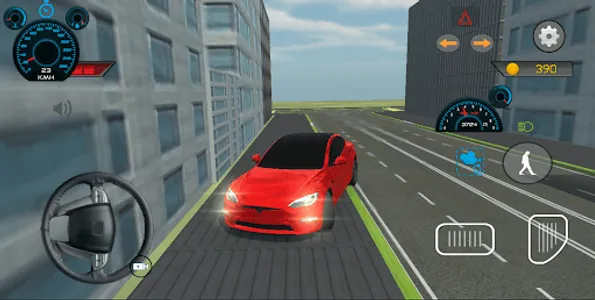 Tesla Car Drifting Game 3D screenshot 2