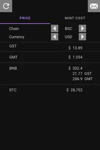 STEPN Mint Cost Calculator screenshot 0