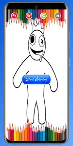 Rainbow Friends 2 Coloring screenshot 0